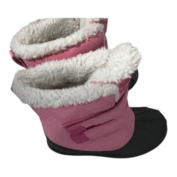 Cat & Jack Pink and Gray Winter Boots - Picture 3 of 3
